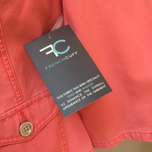 HOST PICK❤️NWT Adorable French Connection Button downJacket Sz M - Picture 5 of 6